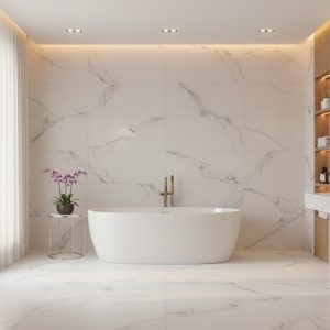 Eagle White Matt Porcelain Tile – 1200 × 600mm