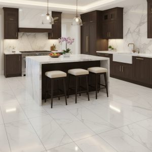 Feather Touch Calcatta porcelain tile - 1200 x 600mm
